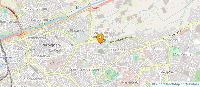 localisation de l'entreprise MADAME JEANINE BONFILS  PERPIGNAN