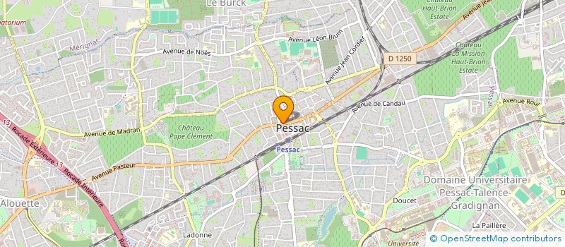 localisation de l'entreprise MADAME JEANINE BONNET  PESSAC