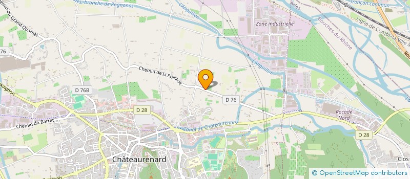 localisation de l'entreprise MADAME JEANINE BOUCHET  CHATEAURENARD