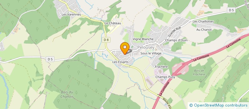 localisation de l'entreprise MADAME JEANINE BOUDAUX à RECOLOGNE