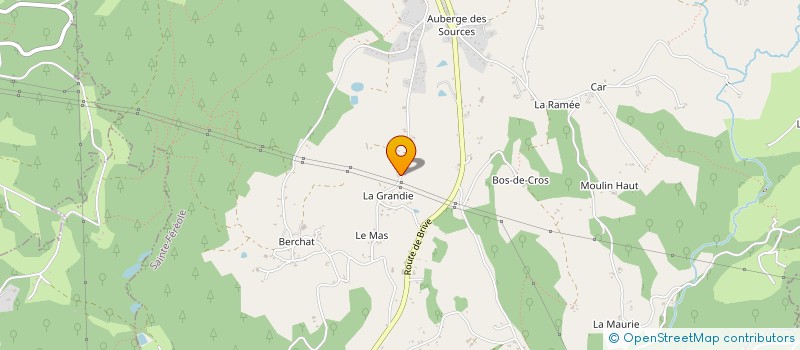 localisation de l'entreprise MADAME JEANINE BOUISSOUS  SAINTE FEREOLE