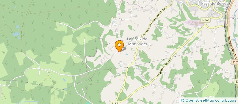 localisation de l'entreprise MADAME JEANINE BOUSSAT  SAINT-PARDOUX-ET-VIELVIC