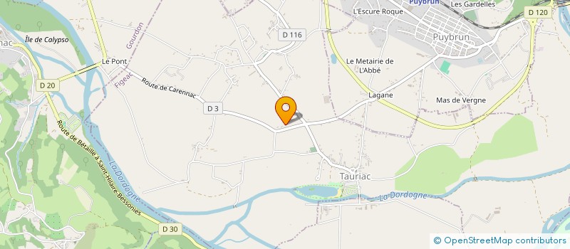localisation de l'entreprise MADAME JEANINE BOUSTIE à TAURIAC