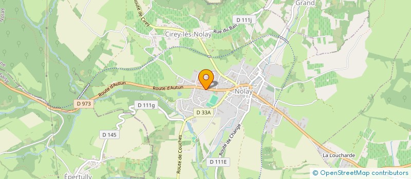 localisation de l'entreprise MADAME JEANINE BROCHOT à NOLAY