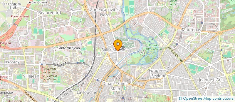 localisation de l'entreprise MADAME JEANINE BRUNEL à RENNES