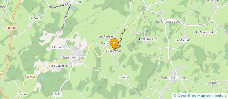 localisation de l'entreprise MADAME JEANINE BRUNET à SAINT-AMAND