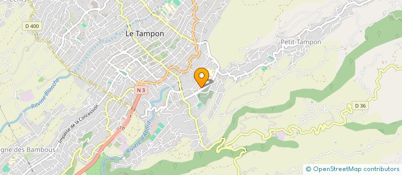 localisation de l'entreprise MADAME JEANINE BUREL à LE TAMPON