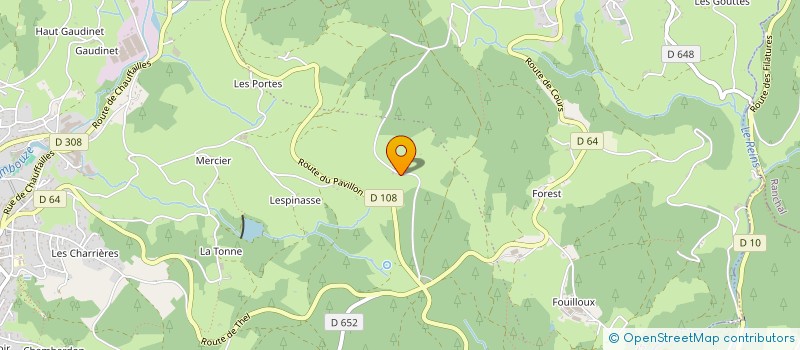 localisation de l'entreprise MADAME JEANINE BURNICHON  RANCHAL