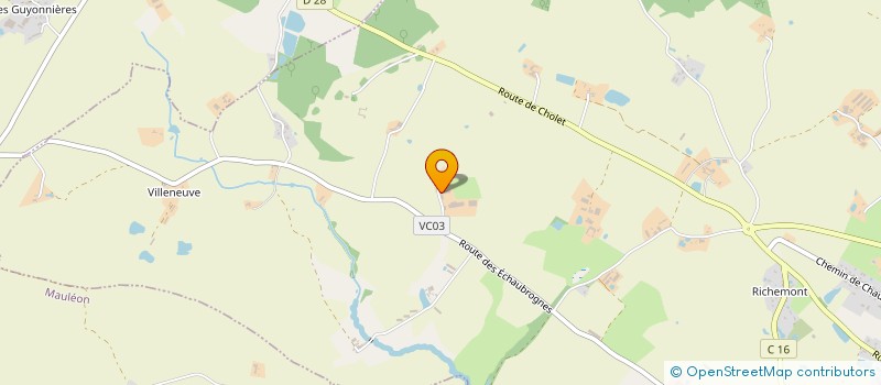 localisation de l'entreprise MADAME JEANINE CAILLAUD  NUEIL-LES-AUBIERS