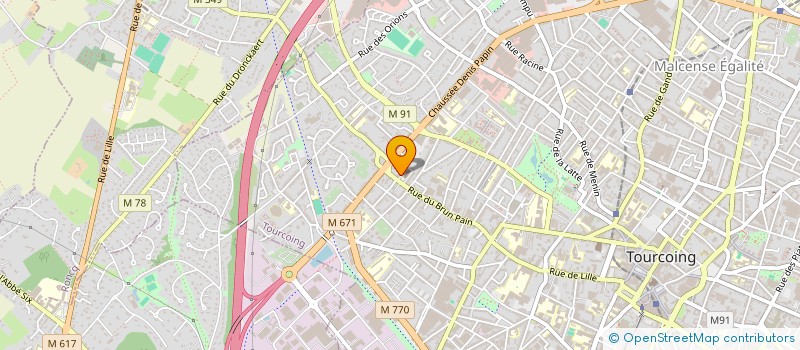 localisation de l'entreprise MADAME JEANINE CARLIER à TOURCOING