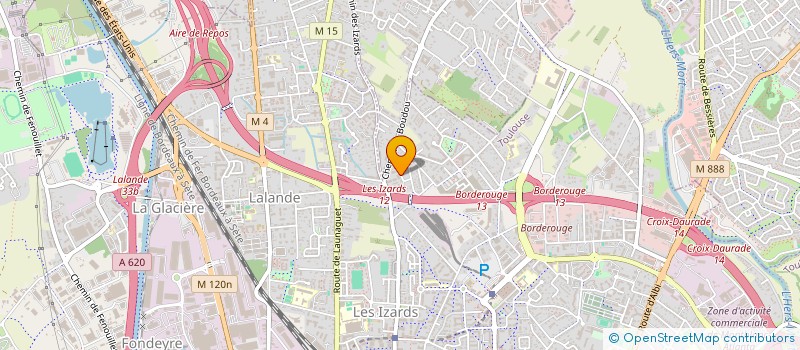 localisation de l'entreprise MADAME JEANINE CARTY à TOULOUSE