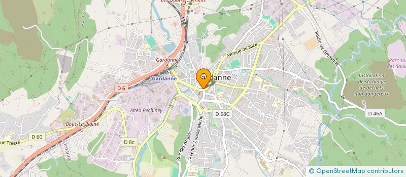 localisation de l'entreprise MADAME JEANINE CERESA à GARDANNE