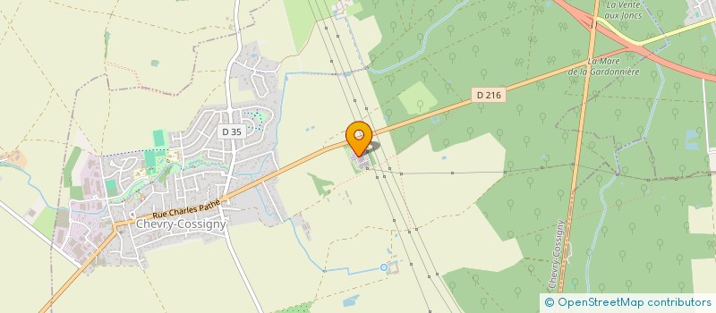 localisation de l'entreprise MADAME JEANINE CHANDEZE  CHEVRY-COSSIGNY