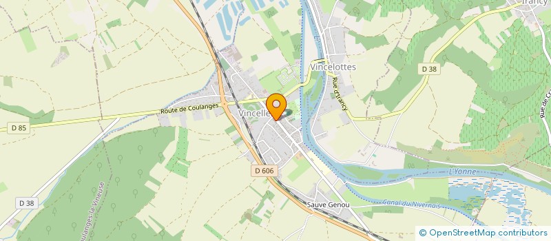 localisation de l'entreprise MADAME JEANINE CHAPEAU  VINCELLES