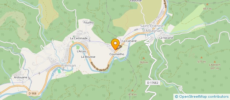 localisation de l'entreprise MADAME JEANINE CHARBONNIER  PREMIAN