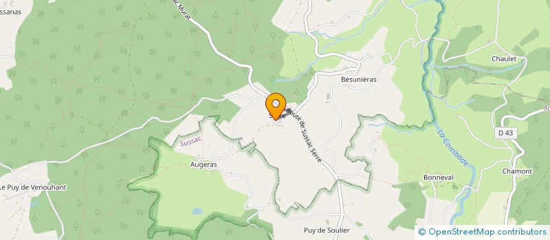 localisation de l'entreprise MADAME JEANINE CHASSARD  CHATEAUNEUF-LA-FORET