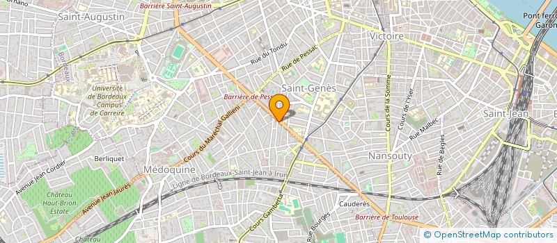 localisation de l'entreprise MADAME JEANINE CLABEROT  TALENCE