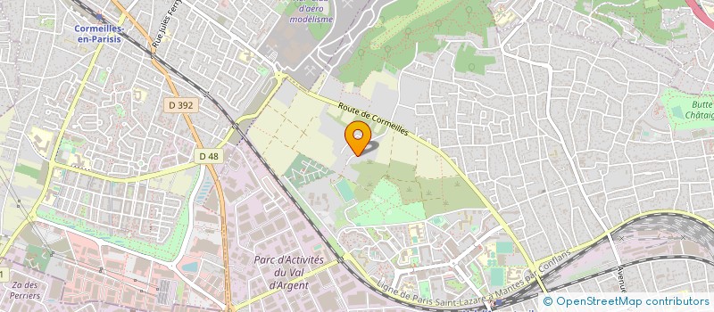 localisation de l'entreprise MADAME JEANINE COSTALLAT  ARGENTEUIL