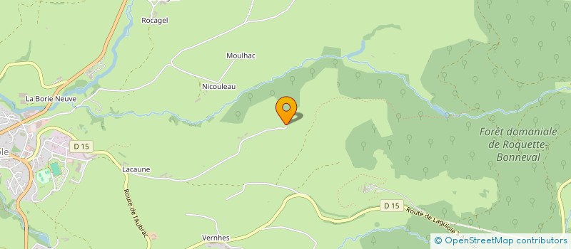 localisation de l'entreprise MADAME JEANINE CROS  CURIERES