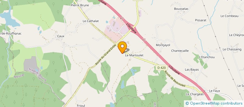 localisation de l'entreprise MADAME JEANINE CROUCHET  SAINT-GERMAIN-LES-BELLES