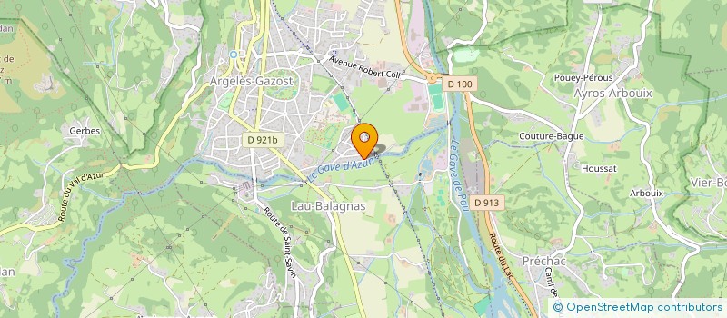 localisation de l'entreprise MADAME JEANINE DANO  ARGELES-GAZOST