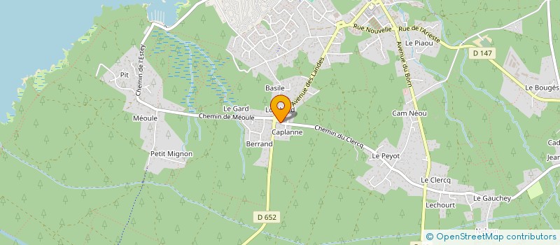 localisation de l'entreprise MADAME JEANINE DAUGEY  SANGUINET