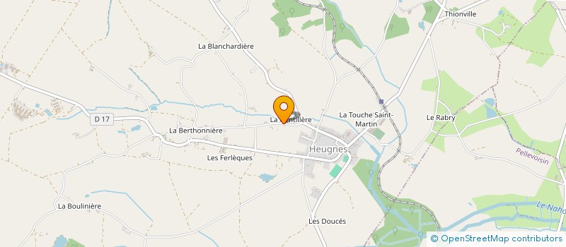 localisation de l'entreprise MADAME JEANINE DELAUTIER à PELLEVOISIN