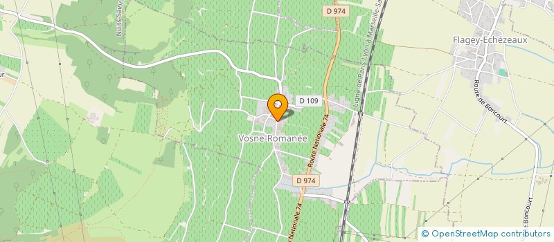 localisation de l'entreprise MADAME JEANINE DEVILLE  VOSNE-ROMANEE