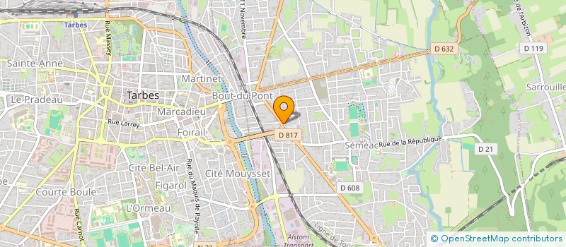 localisation de l'entreprise MADAME JEANINE DUVOIS  SEMEAC