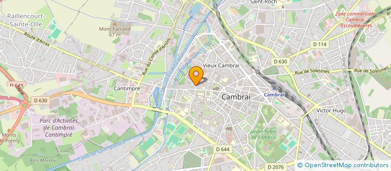 localisation de l'entreprise MADAME JEANINE ESTRADE à CAMBRAI