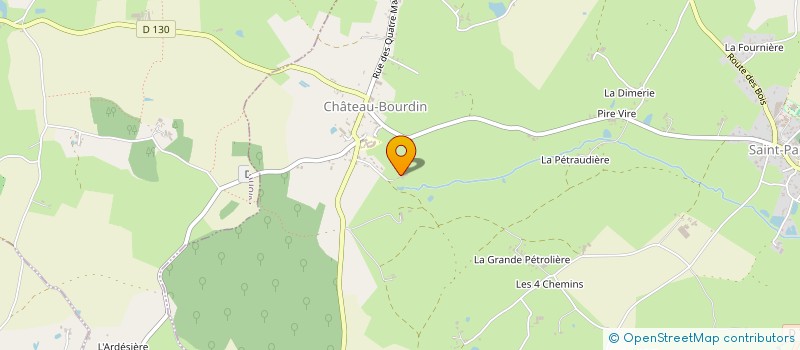 localisation de l'entreprise MADAME JEANINE FOURNIER à SAINT-PARDOUX-SOUTIERS