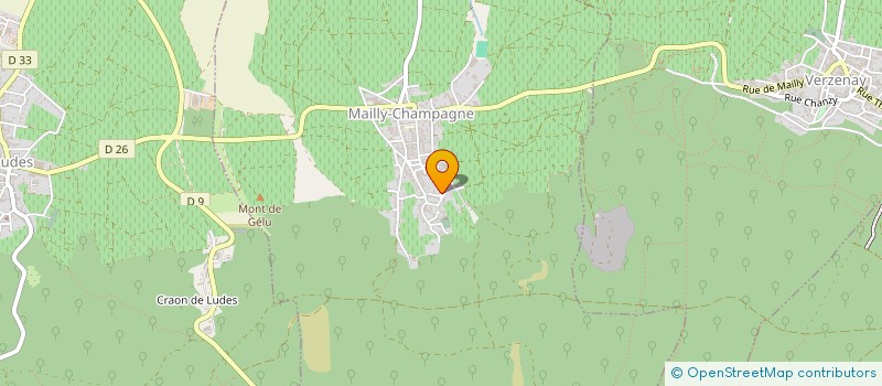 localisation de l'entreprise MADAME JEANINE GABREAU  MAILLY-CHAMPAGNE