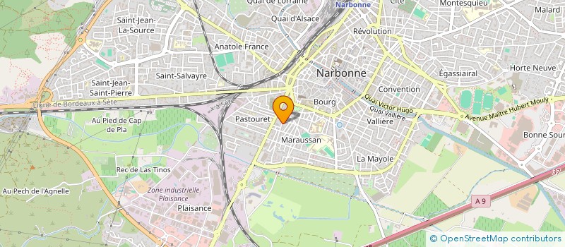 localisation de l'entreprise MADAME JEANINE GARDES à NARBONNE