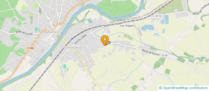 localisation de l'entreprise MADAME JEANINE GAU  LOUPIAC