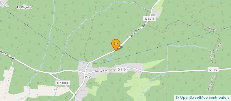 localisation de l'entreprise MADAME JEANINE GERVAIS  BELIN-BELIET