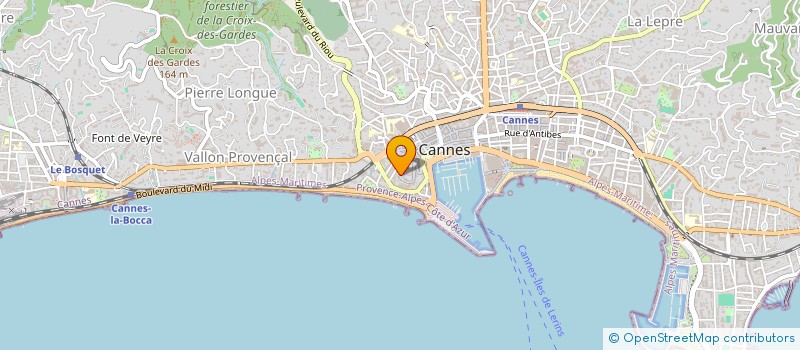 localisation de l'entreprise MADAME JEANINE GHIO à CANNES