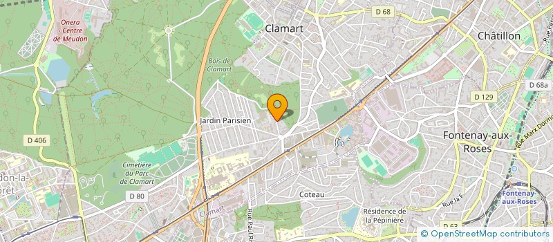 localisation de l'entreprise MADAME JEANINE GUALANDI à CLAMART