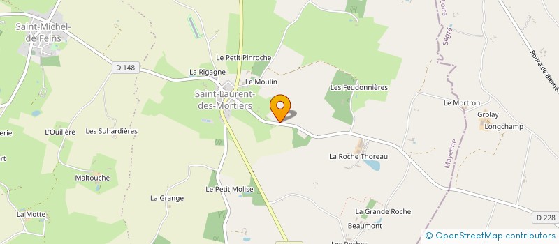 localisation de l'entreprise MADAME JEANINE GUERIN à BOUERE