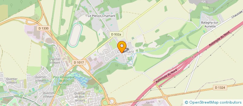 localisation de l'entreprise MADAME JEANINE HAMON  CHAMANT