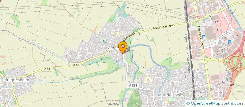 localisation de l'entreprise MADAME JEANINE HEIMBURGER  LAMPERTHEIM