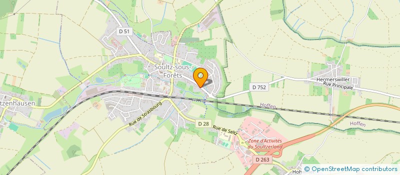 localisation de l'entreprise MADAME JEANINE HERRMANN  SOULTZ-SOUS-FORETS