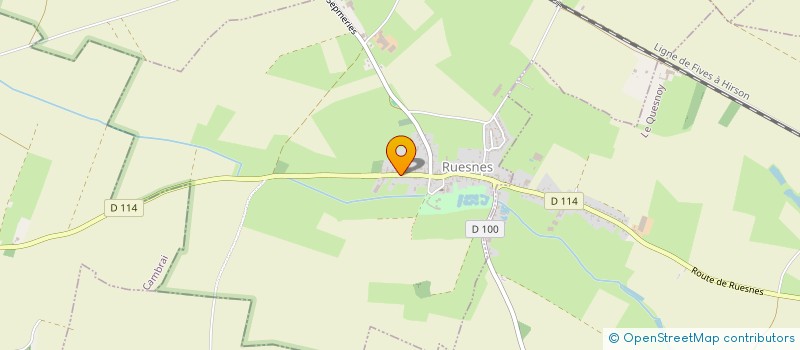 localisation de l'entreprise MADAME JEANINE HOORELBEKE  RUESNES