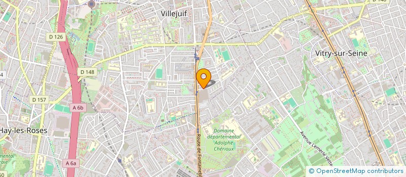 localisation de l'entreprise MADAME JEANINE IZZI  VILLEJUIF