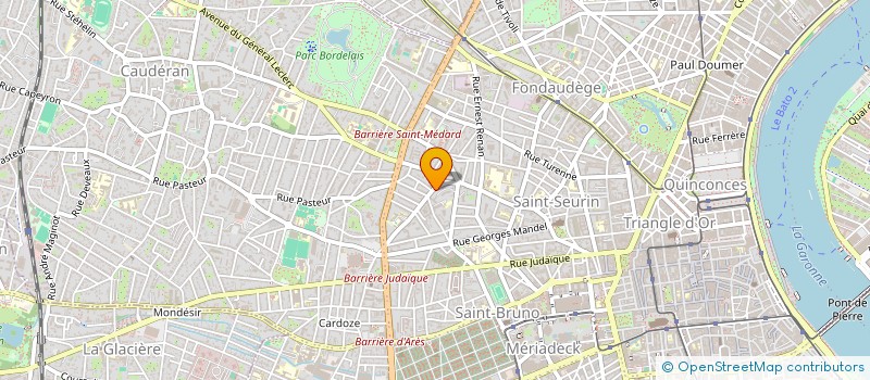 localisation de l'entreprise MADAME JEANINE JACQUEMIN  BORDEAUX