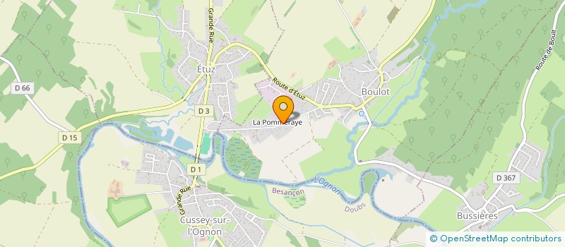 localisation de l'entreprise MADAME JEANINE JACQUINOT  BOULOT