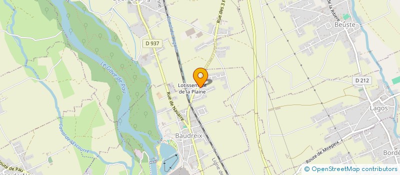 localisation de l'entreprise MADAME JEANINE JEANGRAND  BAUDREIX