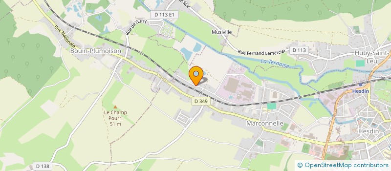 localisation de l'entreprise MADAME JEANINE LANNOY  MARCONNELLE