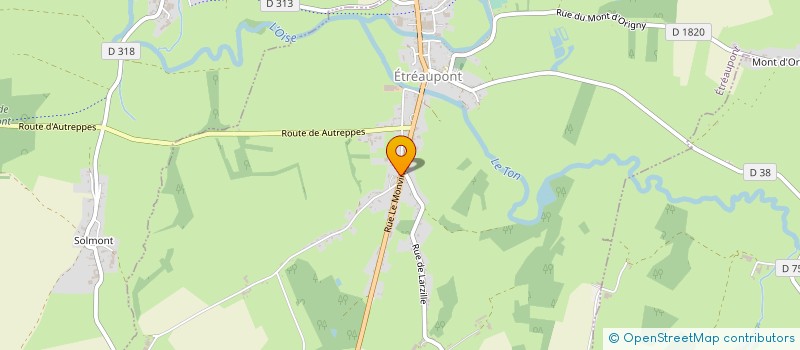 localisation de l'entreprise MADAME JEANINE LARMUZEAUX  ETREAUPONT