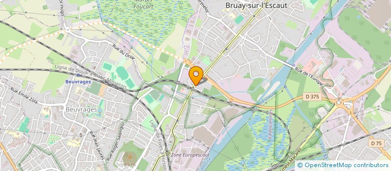 localisation de l'entreprise MADAME JEANINE LECERF  BRUAY-SUR-L'ESCAUT