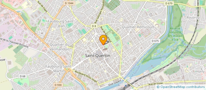 localisation de l'entreprise MADAME JEANINE LEMAIRE à SAINT-QUENTIN